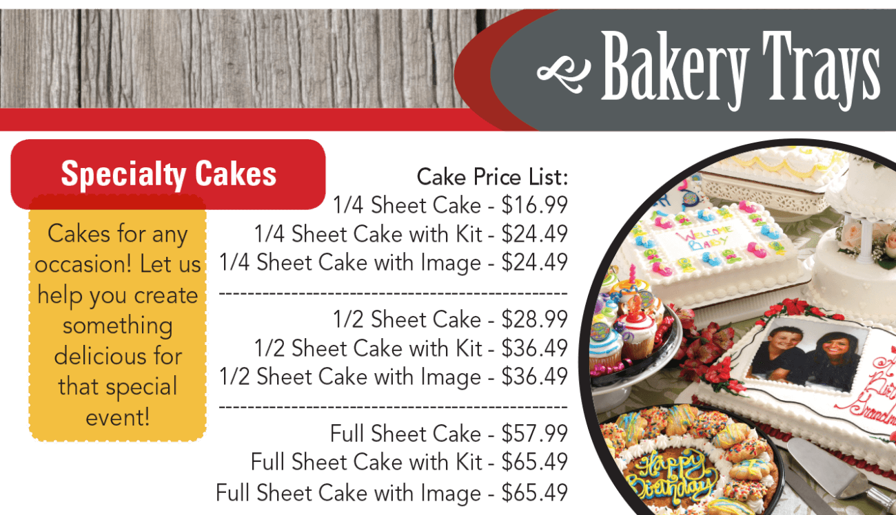Cakes for any occasion! Let us help you create something delicious for that special event!
